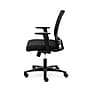 HON Mesh Mid-Back Task Chair, Center-Tilt, Tension, Lock, Fixed Arms, Black Mesh, Black Fabric (BSXVL511LH10)~#|#~sp40351846_sc7