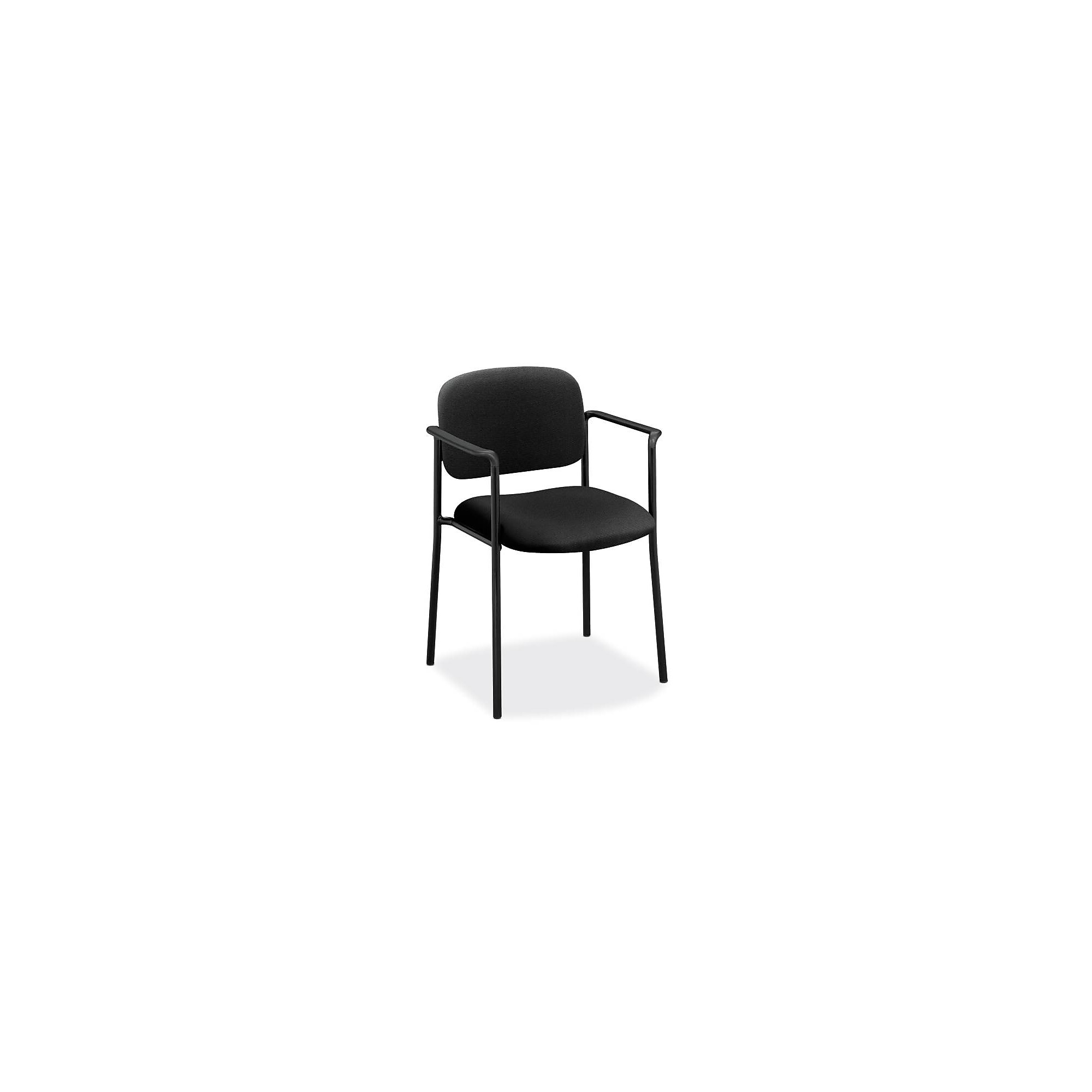 HON Scatter Fabric Stacking Guest Chair, Fixed Arms, Black (BSXVL616VA10) Simolary simolary.com