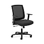 HON Mesh Mid-Back Task Chair, Center-Tilt, Tension, Lock, Fixed Arms, Black Mesh, Black Fabric (BSXVL511LH10)~#|#~sp40351884_sc7