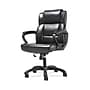 Sadie Mid-Back Executive Chair, Fixed Padded Arms, Black Leather (BSXVST305)~#|#~sp40351917_sc7