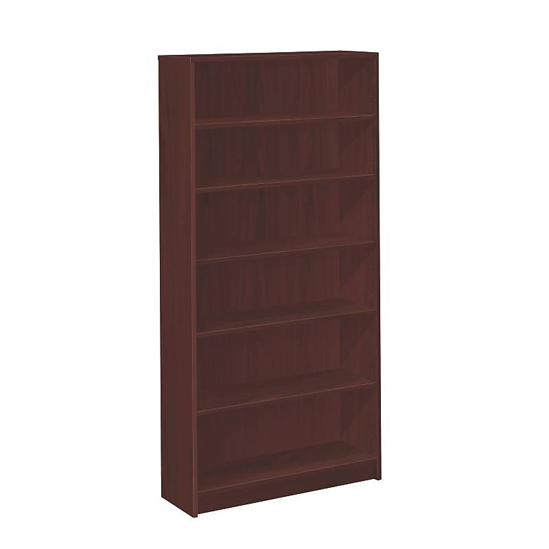 HON 1870 Series 6 Shelf Standard Bookcase, Mahogany (HON1876N) image 1