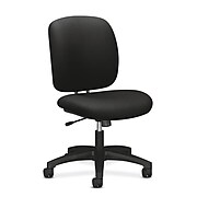 HON ComforTask Chair, Center-Tilt, Black Fabric (HON5902CU10T)