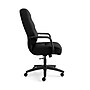 HON Pillow-Soft Executive High-Back Chair, Center-Tilt, Fixed Arms, Black Fabric~#|#~sp40352237_sc7