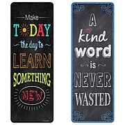 Creative Teaching Press Chalk It Up!  Motivational Quotes Bookmarks, 30 Per Pack, 6 Packs (CTP0445)