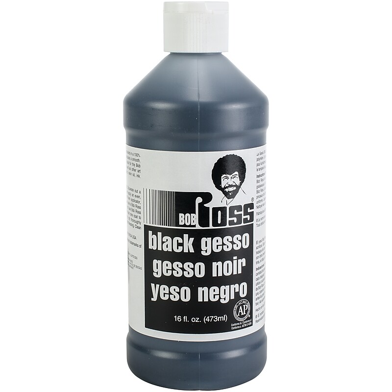 Bob Ross Gesso, Black, 16oz. (R6262) image 1