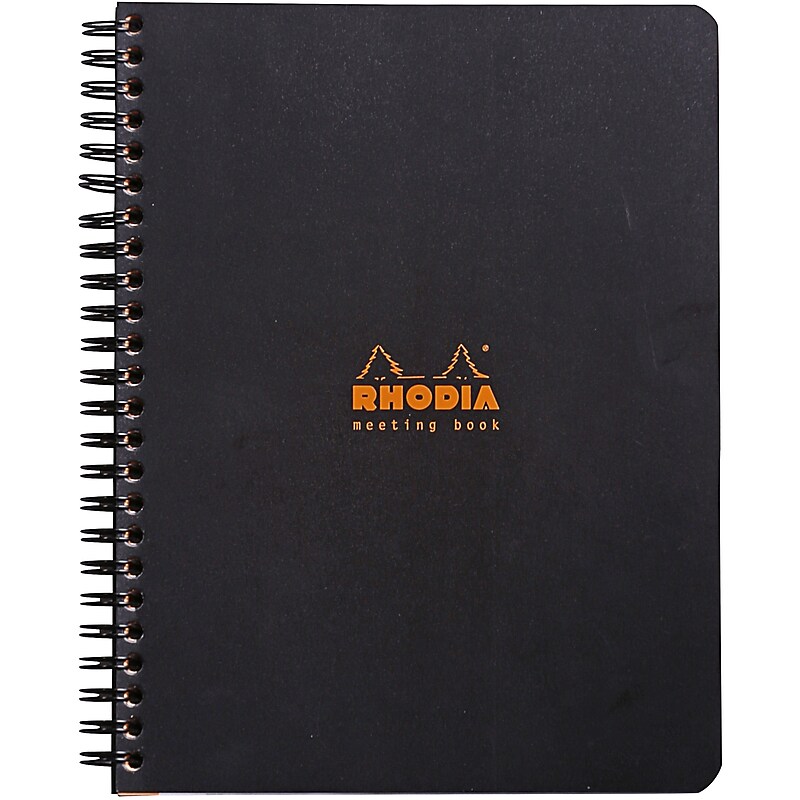 Decopatch Memo Pad, 6" x 8", Wide Ruled, Black, 80 Sheets/Pad (193419) image 1