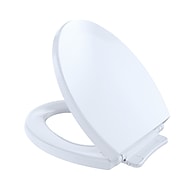 Toto SoftClose® Plastic Round Toilet Seat, Cotton White (SS113#01)