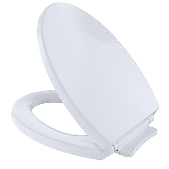 Toto SoftClose® Plastic Elongated Toilet Seat, Cotton White (SS114#01)