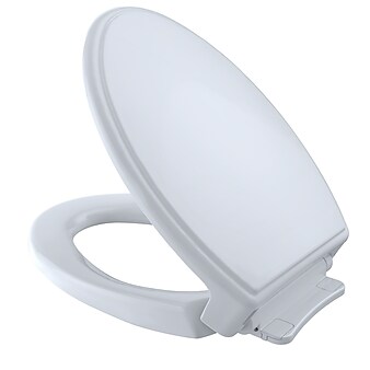 Toto SoftClose® Plastic Elongated Toilet Seat, Cotton White (SS154#01)