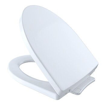Toto Soiree Plastic Elongated Toilet Seat, Cotton White (SS214#01)