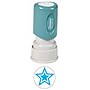 Xstamper Pre-inked Stamp, Light Blue Ink "Star" (036005)~#|#~sp40674275_sc7