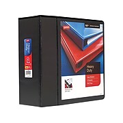 Staples Heavy Duty 2" 3-Ring View Binder Periwinkle (24689) 56291-CC