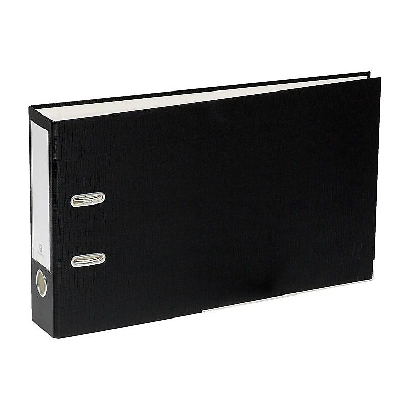Bindertek Advantage Topfiles 3" 2-Ring Non-View Binder, D-Ring, Black (TFLN-BK) image 1