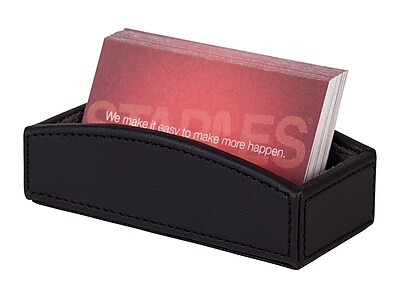 Staples Business Card Holder : Business Card Holders Cases Staples Ca - Staples clear business card holder, 8 pocket, 400 card capacity (36571/70801sus) 4.5 out of 5 stars.