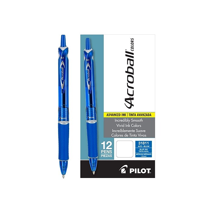 Pilot Acroball Colors Advanced Ink Retractable Ballpoint Pens