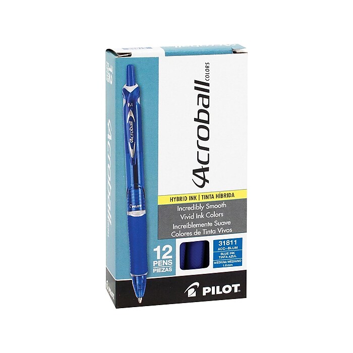 Pilot Acroball Colors Advanced Ink Retractable Ballpoint Pens
