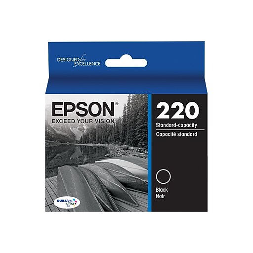 Epson DURABrite Ultra 220 Black Ink Cartridge, (T220120S) at Staples