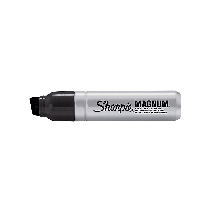 Sharpie Magnum Permanent Marker, XL Chisel Tip, Black