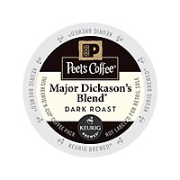 Peet's Coffee Major Dickason's Blend Dark Roast K-Cup Pods, 88-Ct