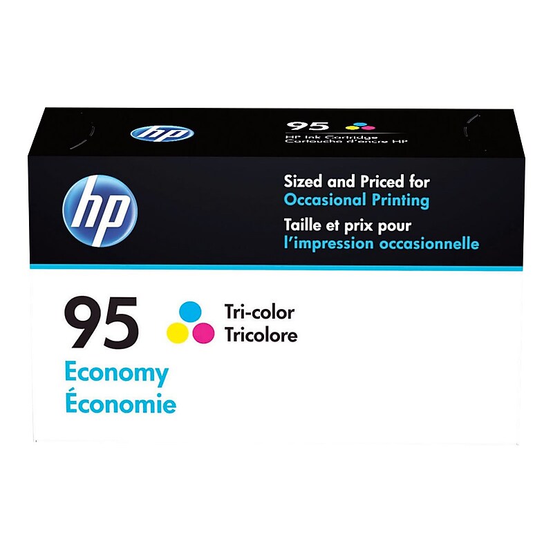 HP 95 Tri-Color Economy Ink Cartridge, Prints Up to 310 Pages (B3B23AN) image 1