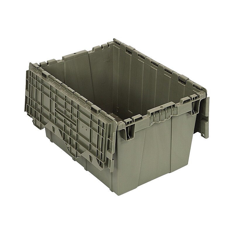Quantum Storage Systems 50 Quart Storage Box, Plastic, Green (QDC2115-12) image 1