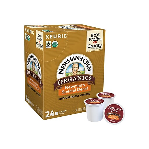 Newman's Own Organics Special Decaf Coffee, Keurig KCup Pods, Medium