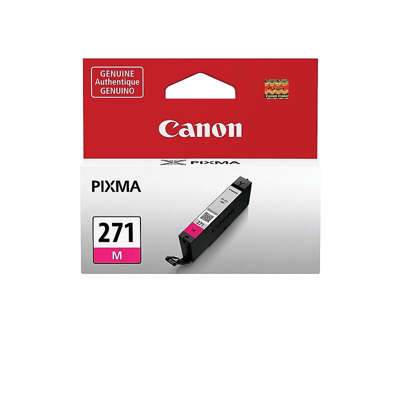 Canon 271 Magenta Standard Yield Ink Cartridge (0392C001) image 1
