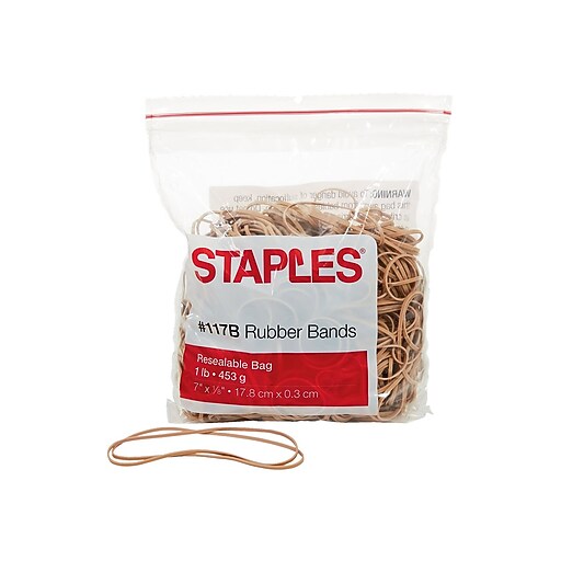 Staples Rubber Bands, Size 117B at Staples