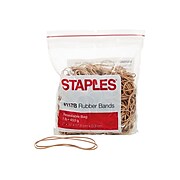 Staples Premium Rubber Bands, #117B, 1 lb. Bag, 200/Pack (28621-CC)