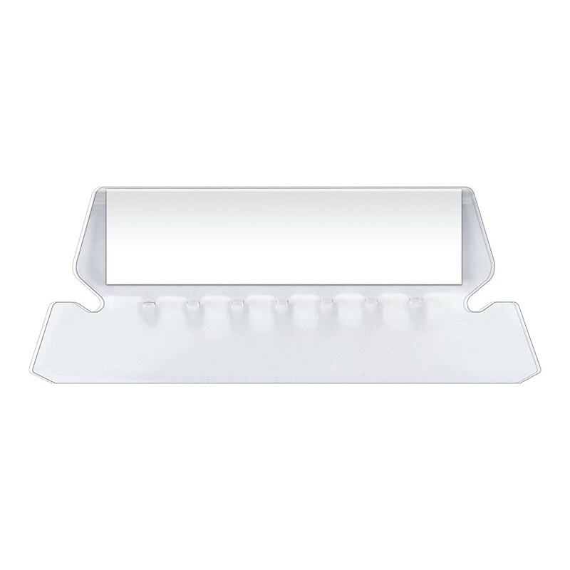 Pendaflex Hanging File Folder Tabs, 1/5-Cut, Clear, 25/Pack (PFX 42 CR) image 1