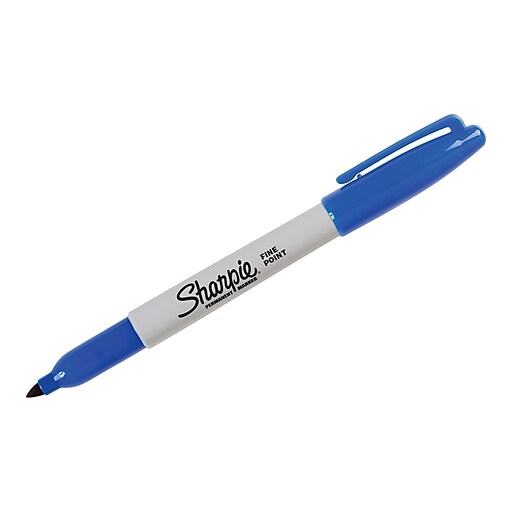 For Schools 288 Total Sharpie Permanent Fine Point Markers 30003 Blue 24-Boxes 
