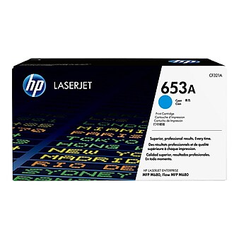 HP 653A Cyan Standard Yield Toner Cartridge (CF321A)