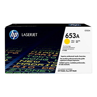 HP 653A Yellow Standard Yield Toner Cartridge (CF322A)