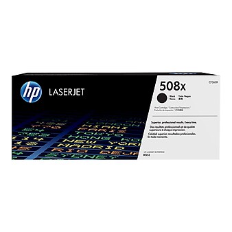 HP 508X Black High Yield Toner Cartridge (CF360X)