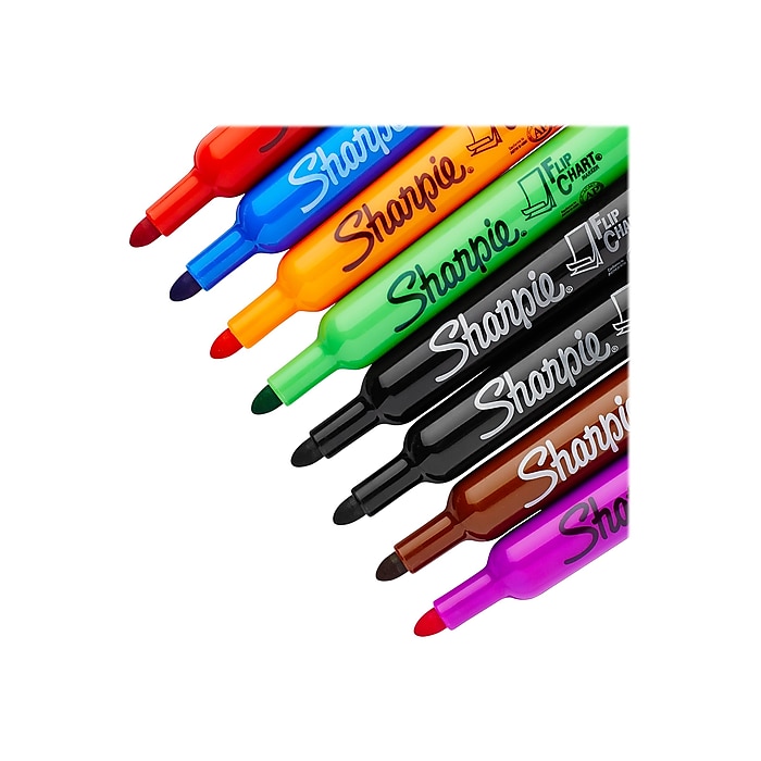 Sharpie Flip Chart Tank Permanent Marker, Bullet Tip