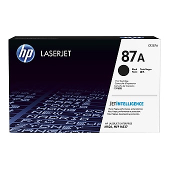 HP 87A Black Standard Yield Toner Cartridge, print up to 8550 pages