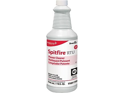 Johnson Diversey 95891789 Spitfire pooer Cleaner  32   1pack Oz Spray Bottle  Fresh Scent