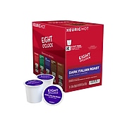 Eight O'Clock Dark Italian Roast Coffee, Keurig® K-Cup® Pods, Dark Roast, 24/Box (6408)