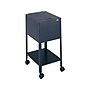 Safco Standard Metal Mobile File Cart with Lockable Wheels, Black (5361BL)~#|#~sp40798540_sc7