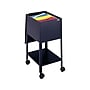 Safco Standard Metal Mobile File Cart with Lockable Wheels, Black (5361BL)~#|#~sp40798542_sc7