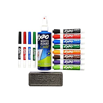 EXPO Dry Erase Kit, Assorted Colors (80054)