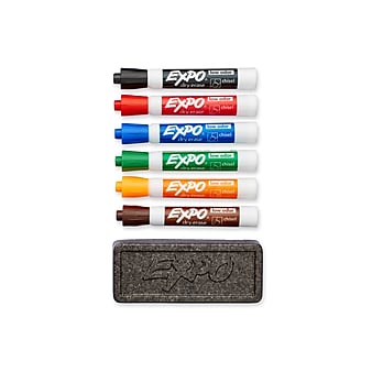 EXPO Low Odor Dry Erase Organizer Kit, Assorted Colors (80556)