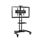 Rocelco Mobile Flat Panel TV Cart, Rolling with AV Shelf, 32-70", 100 lbs. Max. (R VSTC)~#|#~sp40798908_sc7