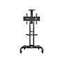 Rocelco Mobile Flat Panel TV Cart, Rolling with AV Shelf, 32-70", 100 lbs. Max. (R VSTC)~#|#~sp40798911_sc7