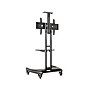 Rocelco Mobile Flat Panel TV Cart, Rolling with AV Shelf, 32-70", 100 lbs. Max. (R VSTC)~#|#~sp40798912_sc7