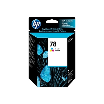 HP 78 Tri-Color Standard Yield Ink Cartridge (C6578DN#140)