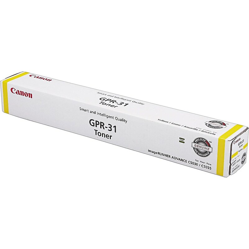 Canon GPR-31 Yellow Standard Yield Toner Cartridge (2802B003AA) image 1