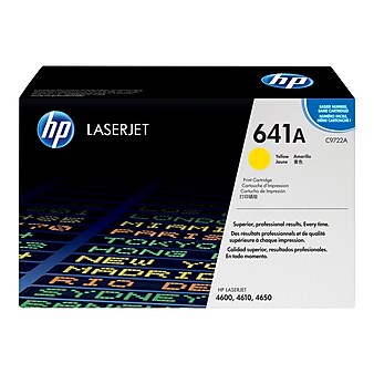 HP 641A Yellow Standard Yield Toner Cartridge (C9722A)