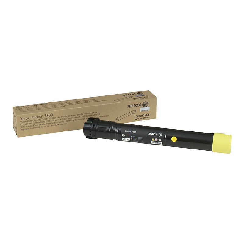 Xerox 106R01568 Yellow High Yield Toner Cartridge image 1