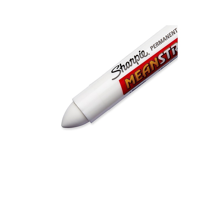 Sharpie Mean Streak Permanent Marker, Bullet Tip, White Sharpie Mean Streak Permanent Marker, Bullet Tip, White